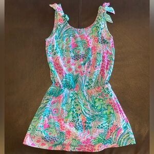 EUC Lilly Pulitzer Girls Sundari Romper, size XS (2-3)